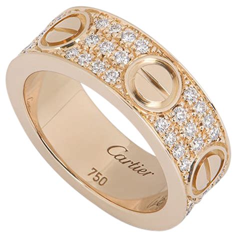 cartier love ring set|cartier love collection ring price.